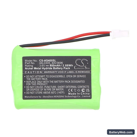 Dell Replacement Battery, 3.6V, 800mAh, Ni-MH 3