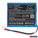 ALPSAT Satfinder Spare Part SF03-BT Replacement Battery, 7.4V, 2000mAh, Li-ion 3
