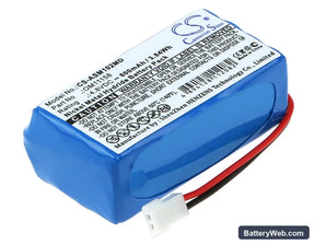 Air Shields-Vickers JM102 Jaundice Mete Replacement Battery, 4.8V, 800mAh, Ni-MH 1