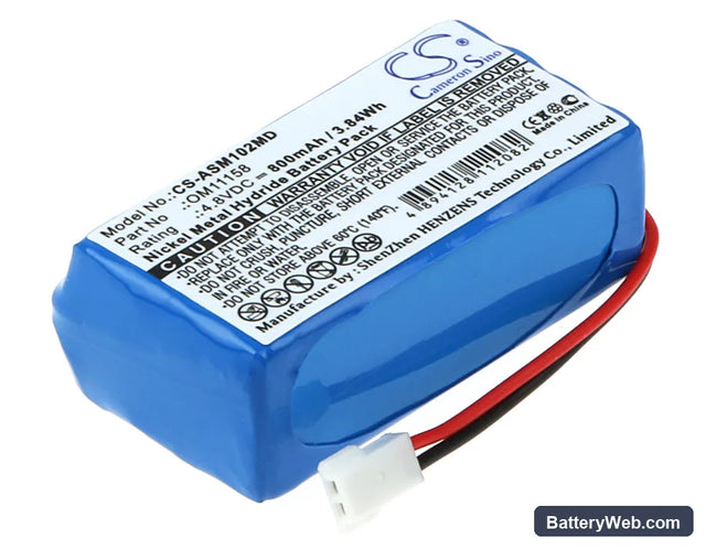 Air Shields-Vickers JM102 Jaundice Mete Replacement Battery, 4.8V, 800mAh, Ni-MH 1