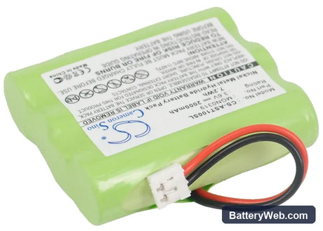 Ascom EFT20-S Replacement Battery, 3.6V, 2000mAh, Ni-MH 2