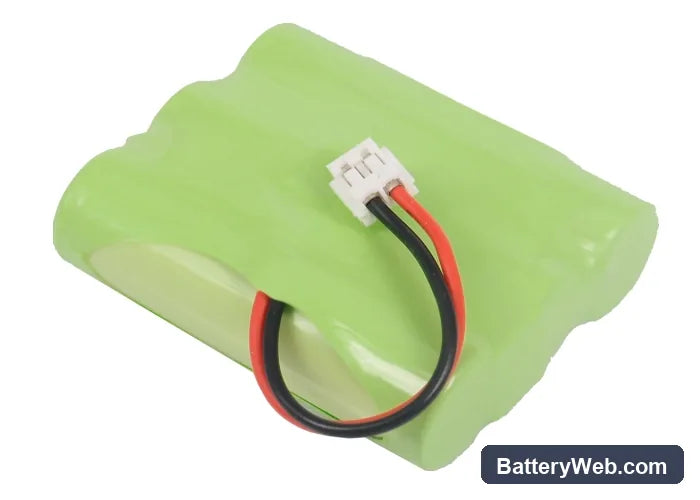 Ascom EFT20-S Replacement Battery, 3.6V, 2000mAh, Ni-MH 4