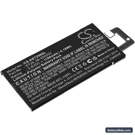 Amazon Kindle Oasis 3 Replacement Battery, 3.8V, 1100mAh, Li-Polymer 1