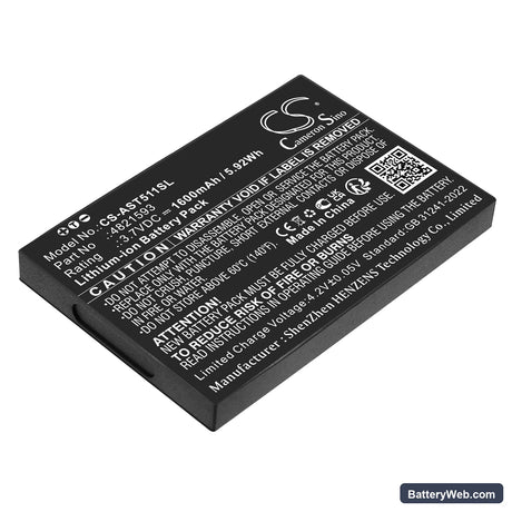 Assa Abloy VOT1511L2R01 Replacement Battery, 3.7V, 1600mAh, Li-ion 1