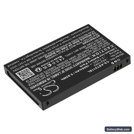 Assa Abloy VOT1511L2R01 Replacement Battery, 3.7V, 1600mAh, Li-ion 2