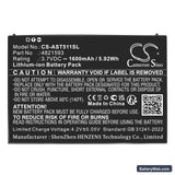 Assa Abloy VOT1511L2R01 Replacement Battery, 3.7V, 1600mAh, Li-ion 5