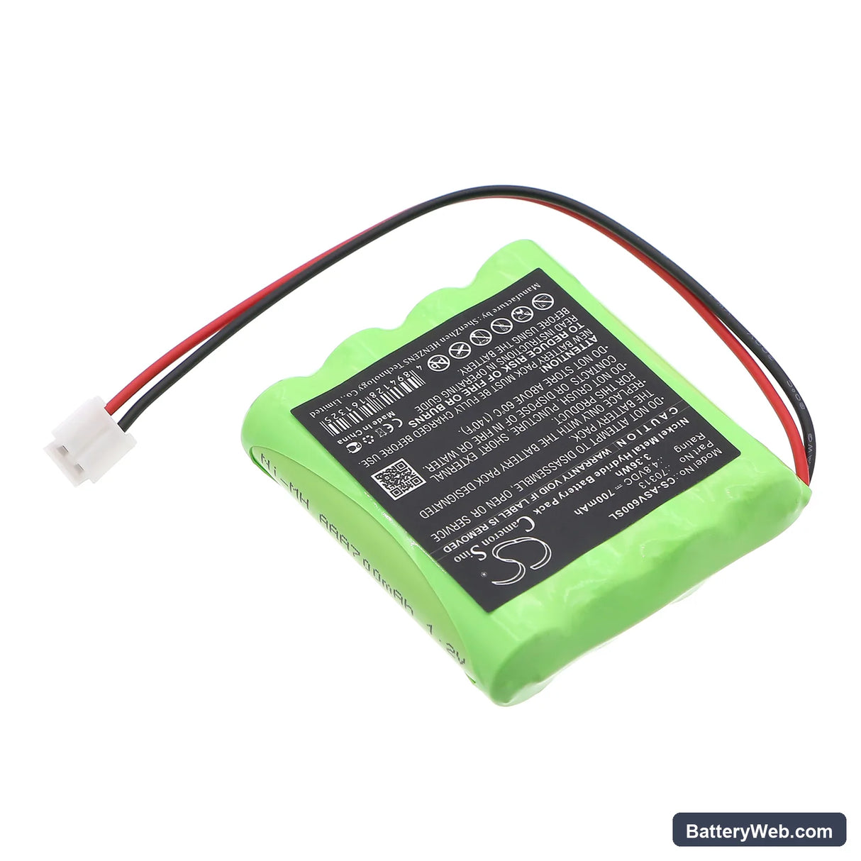 AstralPool VX Salt Chlorinator Replacement Battery, 4.8V, 700mAh, Ni-MH 5