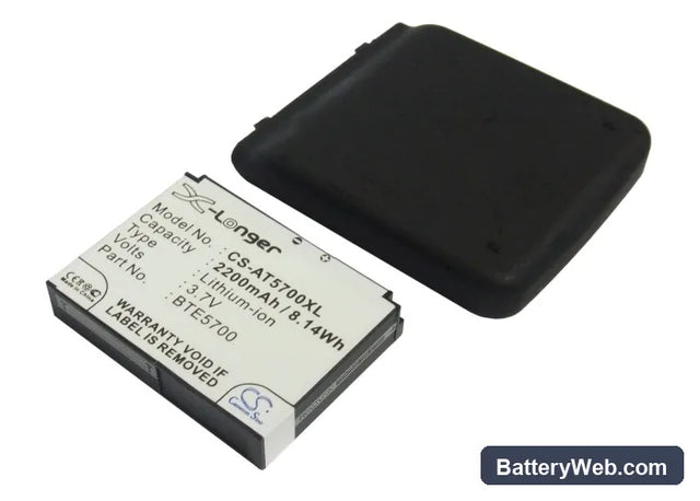 AudioVox SMT5700 Replacement Battery, 3.7V, 2200mAh, Li-ion 1