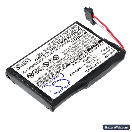 Airis T610 Replacement Battery, 3.7V, 1250mAh, Li-ion 2