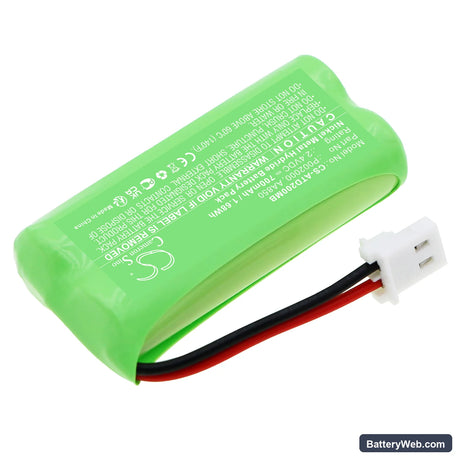 Alecto DBX-20 Replacement Battery, 2.4V, 700mAh, Ni-MH 2