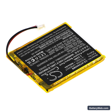 Alecto DBX-60 Replacement Battery, 3.7V, 600mAh, Li-Polymer 2