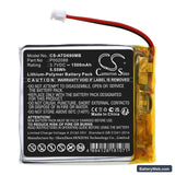 Alecto DVM-69 Replacement Battery, 3.7V, 1500mAh, Li-Polymer 3