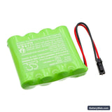 Aitecs SEP10s Replacement Battery, 4.8V, 2000mAh, Ni-MH 2