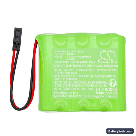 Aitecs SEP10s Replacement Battery, 4.8V, 2000mAh, Ni-MH 3