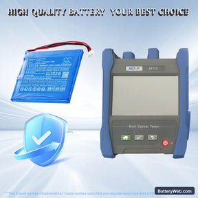 Aetep AT110 Replacement Battery, 7.4V, 5000mAh, Li-ion 1