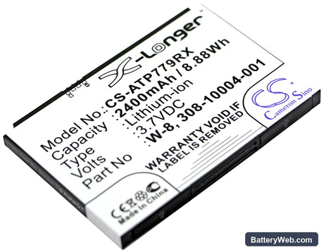 Netgear AirCard 790 Replacement Battery, 3.7V, 2400mAh, Li-ion 1