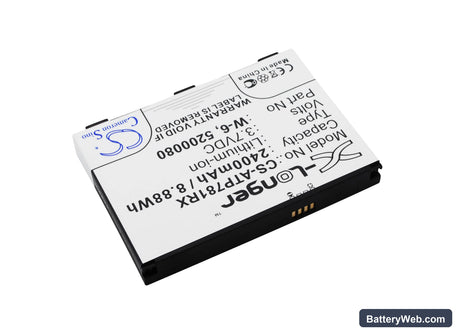 AT&T Unite Pro Replacement Battery, 3.7V, 2400mAh, Li-ion 2
