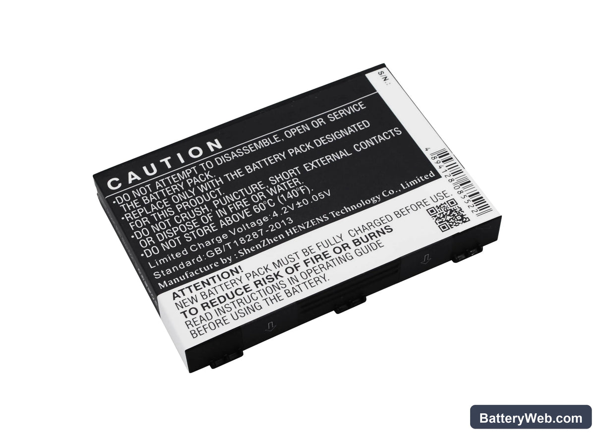 AT&T Unite Pro Replacement Battery, 3.7V, 2400mAh, Li-ion 3