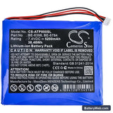 Aetep AT800 Replacement Battery, 7.4V, 5200mAh, Li-ion 3