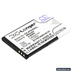 Aastra 420d Replacement Battery, 3.7V, 800mAh, Li-ion 1