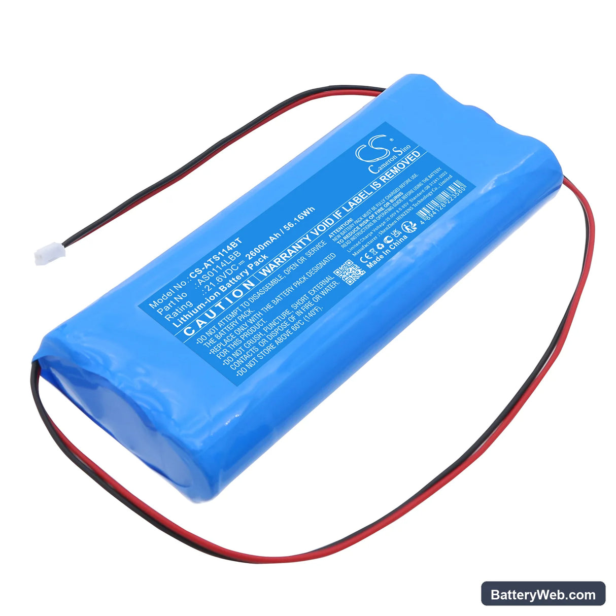 Autoslide MultiDrive Replacement Battery, 21.6V, 2600mAh, Li-ion 1