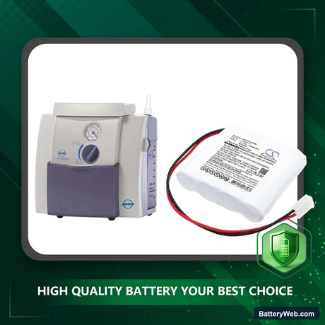 Atmos Suctions Pump A161 Replacement Battery, 7.4V, 6700mAh, Li-ion 6