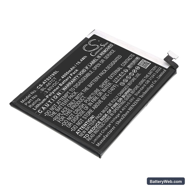 Cricket Outlast 5G Replacement Battery, 3.85V, 4000mAh, Li-Polymer 1