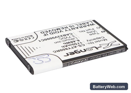 Alcatel One Touch Link Y800 Replacement Battery, 3.7V, 1750mAh, Li-ion 2