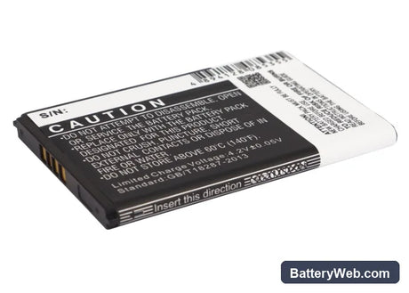Alcatel One Touch Link Y800 Replacement Battery, 3.7V, 1750mAh, Li-ion 3