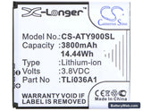 Alcatel One Touch Link Y900 Replacement Battery, 3.8V, 3800mAh, Li-ion 5