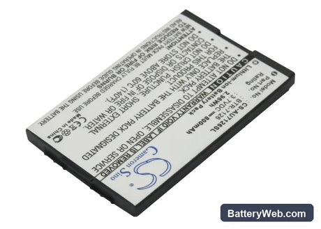 AudioVox CDM-7126 Replacement Battery, 3.7V, 800mAh, Li-ion 2