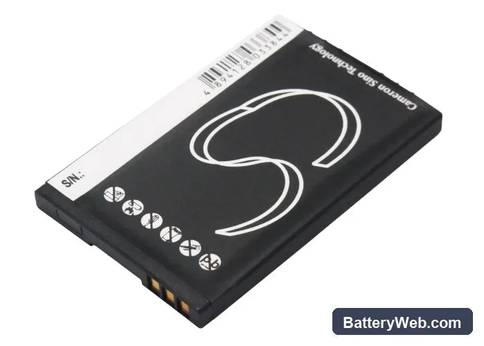 AudioVox CDM-7126 Replacement Battery, 3.7V, 800mAh, Li-ion 3
