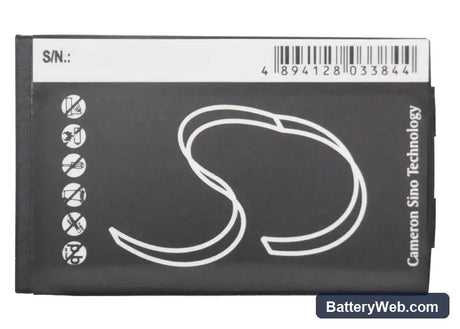 AudioVox CDM-7126 Replacement Battery, 3.7V, 800mAh, Li-ion 6