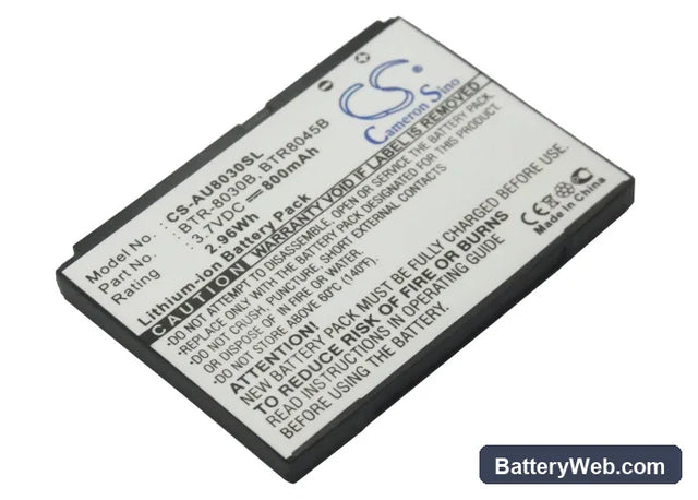 AudioVox PCD TXT8030 Replacement Battery, 3.7V, 800mAh, Li-ion 1