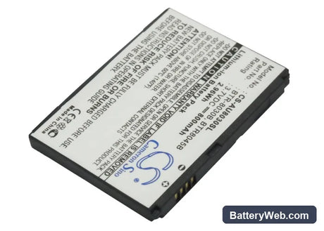 AudioVox PCD TXT8030 Replacement Battery, 3.7V, 800mAh, Li-ion 2