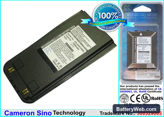 AudioVox CDM-130 Replacement Battery, 3.7V, 1000mAh, Li-ion 1