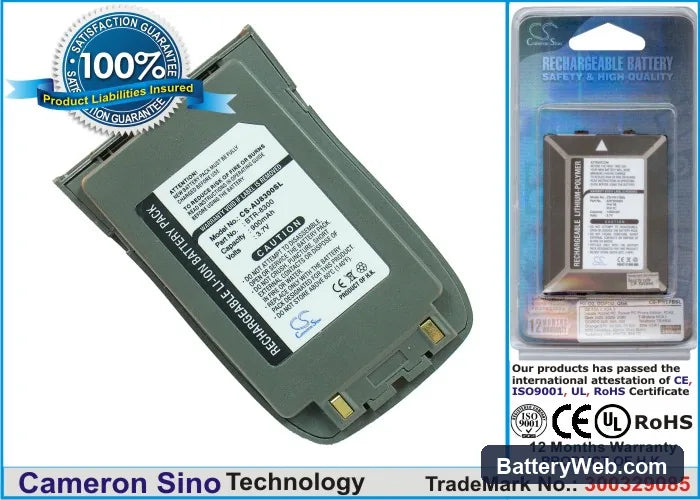 AudioVox CDM-8300 Replacement Battery, 3.7V, 900mAh, Li-ion 1