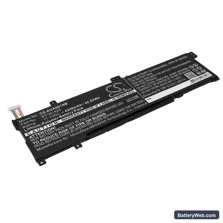 Asus Vivobook A501L Replacement Battery, 11.1V, 4200mAh, Li-Polymer 1