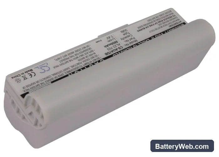 Asus Eee PC 703 Replacement Battery, 7.4V, 8800mAh, Li-ion 2