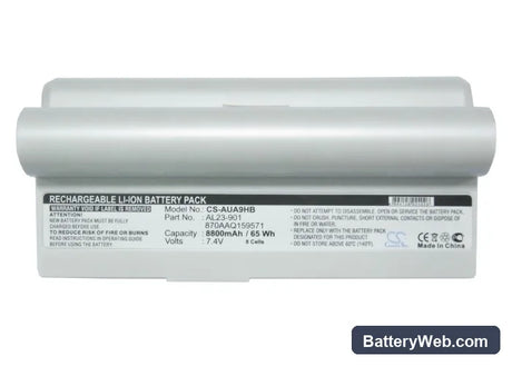 Asus Eee PC 901 Replacement Battery, 7.4V, 8800mAh, Li-ion 5