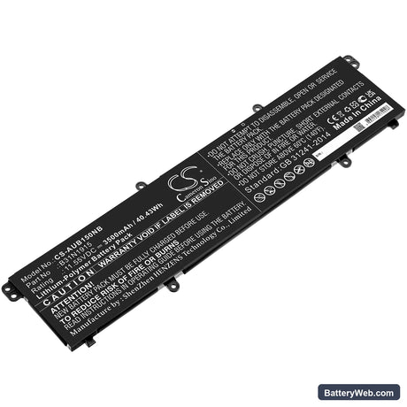 Asus 5895 Replacement Battery, 11.55V, 3500mAh, Li-Polymer 1