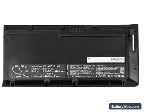Asus BU201 Replacement Battery, 7.6V, 4200mAh, Li-ion 5