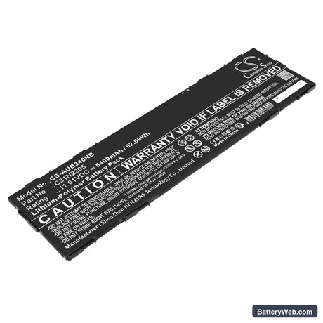 Asus B3404CV Replacement Battery, 11.61V, 5400mAh, Li-Polymer 1