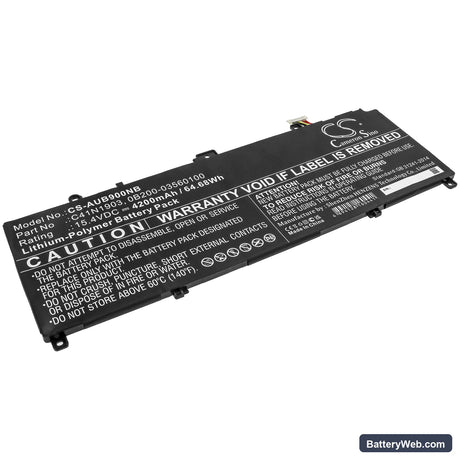 Asus ExpertBook B9450 Replacement Battery, 15.4V, 4200mAh, Li-Polymer 1