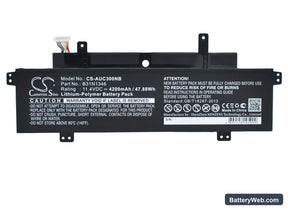 Asus Chromebook C300 Replacement Battery, 11.4V, 4200mAh, Li-Polymer 1