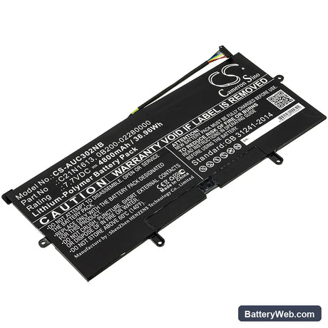 Asus Chromebook Flip C302CA-DH75 Replacement Battery, 7.7V, 4800mAh, Li-Polymer 1