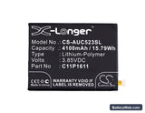 Asus ZC520TL Replacement Battery, 3.85V, 4100mAh, Li-Polymer 5