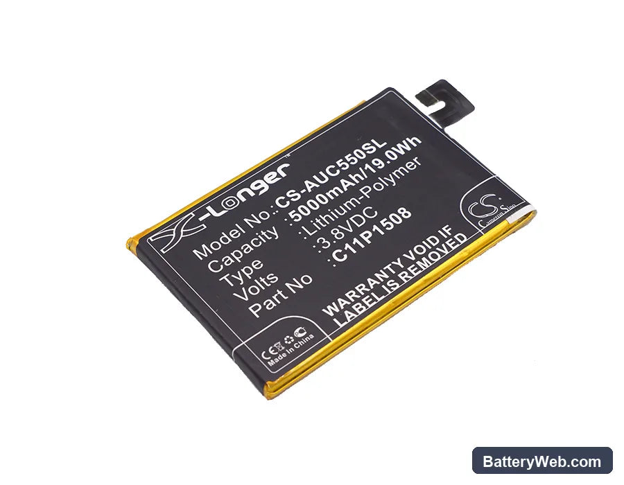 Asus Zenfone Max Replacement Battery, 3.8V, 5000mAh, Li-Polymer 1
