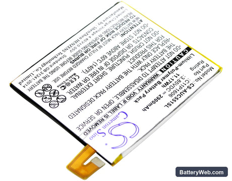 Asus ZenFone 3 Laser Replacement Battery, 3.85V, 2900mAh, Li-Polymer 2
