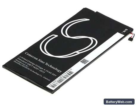 Asus Zenpad C7.0 Replacement Battery, 3.7V, 3000mAh, Li-Polymer 4